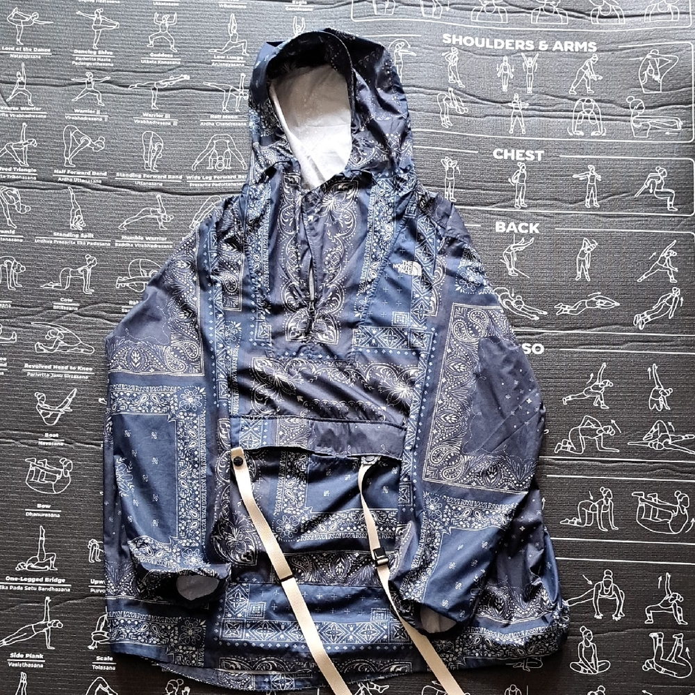 The NORTH FACE Navy Blue Paisley Hooded Jacket